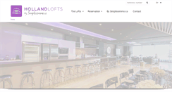 Desktop Screenshot of hollandlofts.com